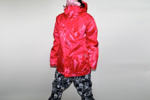 10-11モデル SCAPE(エスケープ) スノーボード ウェア「BLINKS JACKET」TieDye RED サイズL