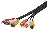 NEW 5 ft Triple 3 RCA Composite Audio Video AV Cable 5' Knowing God: Walking through the Book of Books