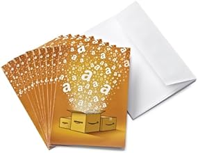 Amazon.co.uk &pound;10 Gift Cards - 10-Pack with Greeting Cards (Amazon Boxes)