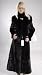 Stunning BLACKGLAMA Mink Fur Coat