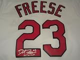 David Freese St. Louis Cardinals Signed Autographed Inscribed 2011 Ws MVP Jersey Authentic Certified Coa