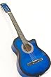 Blue Cutaway Acoustic Guitar w/ Accessories Combo Kit Beginners