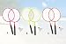 Win.Max Kinder Federball Badminton Set 2 Schläger und 1 Federball