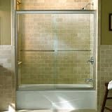 KOHLER K-702204-L-SHP Fluence Frameless Bypass Bath Shower Door, Bright Polished Silver