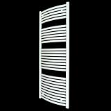 Pianosa Curved White Heated Bathroom Towel Rail Radiator X Mm 1600 600 Picture