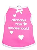 Always the Bridesmaid Dog Tank Size Small