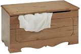 ANTIQUE PINE OTTOMAN, TOY BOX, BLANKET BOX, STORAGE BOX