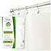 Clean Healthy Living Heavy Duty Extra Long PEVA Shower Liner/Curtain: Odorless & Mildew Resistant (with Suction Cups). Eco Friendly 70 x 78 in. Long - Frost Color