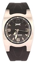 POD Mens Analogue Watch with Black Strap and dial