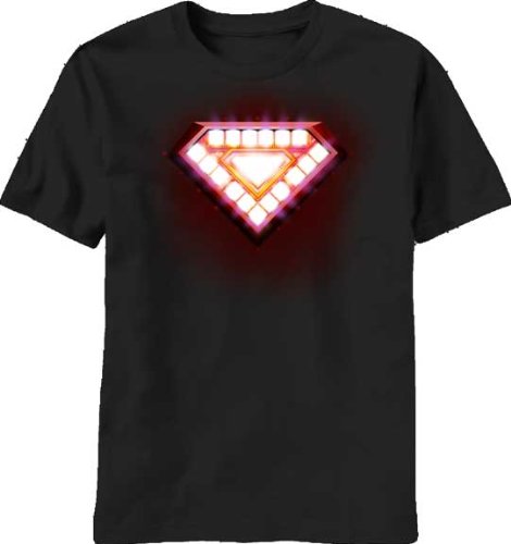 Marvel Comics Iron Man Classic Core Arc Reactor T-shirt (Black, )
