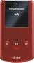 Sony Ericsson W518a Phone, Red (AT&T)