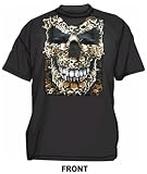 SKULL BONES Face & Ribs Men's tee Shirt in 12 colors Small thru 6XL