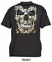 SKULL BONES Face & Ribs Men's Tee Shirt in 12 colors Small thru 6XL