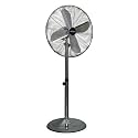 Soleus FSM-45 18" Pedestal Fan With Chrome Finish