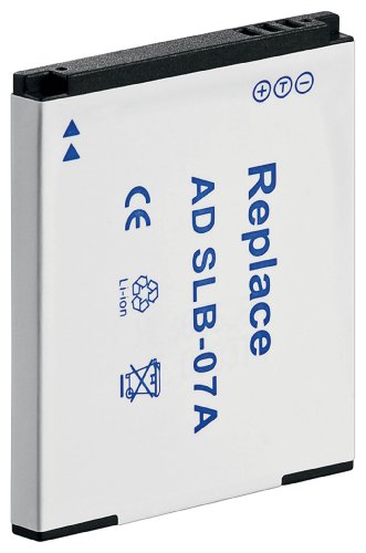 Tecxus Ersatzakku f&uuml;r Samsung SLB-0737, SLB-0837, SLB-07A (720mAh) Preisvergleich