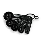 KitchenAid Measuring Spoons, Set of 5, Black