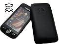 Samsung S8000 Jet  Leder Etui Tasche Ledertasche  (Schwarz) Original SunCase