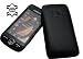 Samsung S8000 Jet  Leder Etui Tasche Ledertasche  (Schwarz) Original SunCase