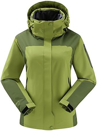 3 in1 Waterproof Fleece Ski Snow Jacket //Spring Hooded Soft Shell Jacket Rain Coat