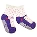 allydrew Mary Jane Polka Dots Non-Skid Baby Socks 1T-3T, set of 4