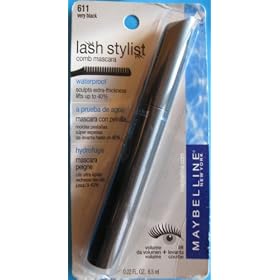 MAYBELLINE Lash Stylist Comb Waterproof Mascara,Very Black #611