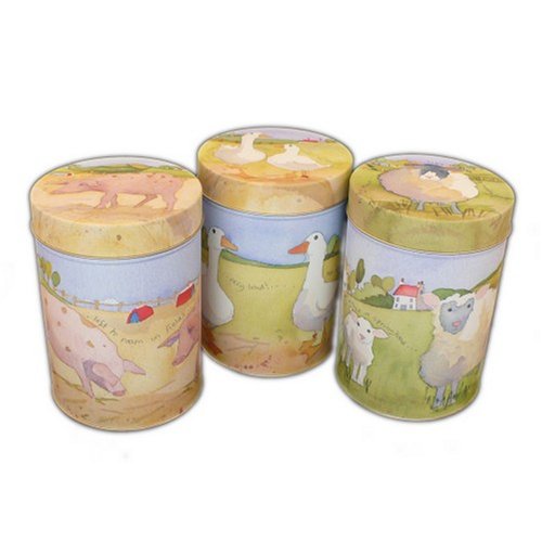 Emma Ball Farmyard Designer Canisters