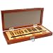 Mitutoyo 516-101-26, Steel Micrometer Inspection Gage Block Set, Metric, ASME Grade AS-1, 10 Blocks