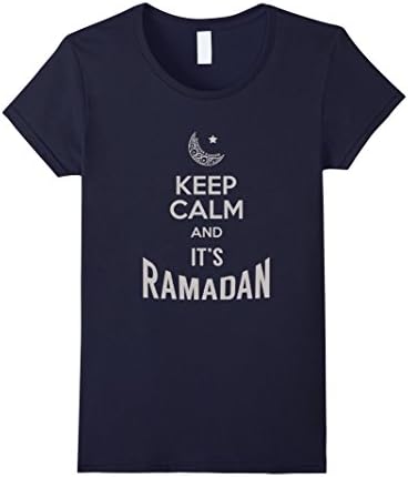 Women's Keep Calm and It's Ramadan - Islamic Gifts  Large Navy