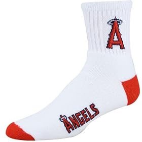Click here to buy Anaheim Angels White (501) 10-13 Team Logo Tall Socks by Football Fanatics.
