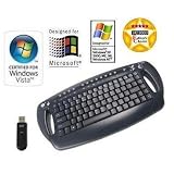 Buy Cheap Gaming Keyboards gaming keyboards BTC BTC9019URFIII Wireless Multimedia Gaming Keyboard with Dual Mode Joystick Mouse and Easy Grip Handle Electronics gaming keyboards