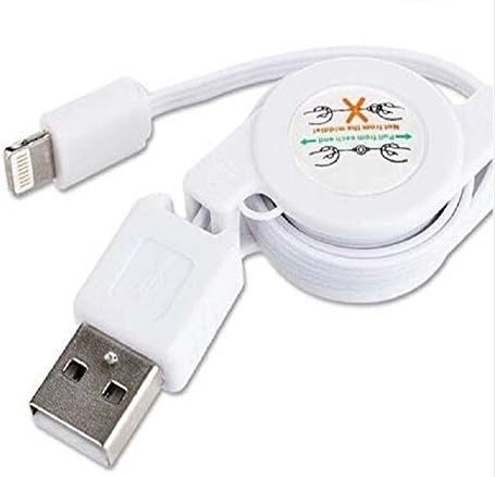 FSH Tech High Quality Certified and Tested Retractable Lightning Cable to USB Apple iPhone 5 5s 5c 6 6 Plus iPod 7 iPad Mini iPad 4 iPad Air 3ft/1m Also Support IOS 8.0