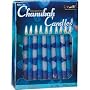 Hanukkah Blue and White Stripe 9mm Candles 45ct