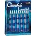 Hanukkah Blue and White Stripe 9mm Candles 45ct