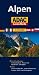 ADAC L�nderkarte Alpen 1:750.000: Register: Legende, Citypl�ne, Alpen�berg�nge, Ortsregister mit Postleitzahlen. Karte: Sehensw�rdigkeiten, Natur- und Nationalparks, landschaftlich sch�ne Strecken