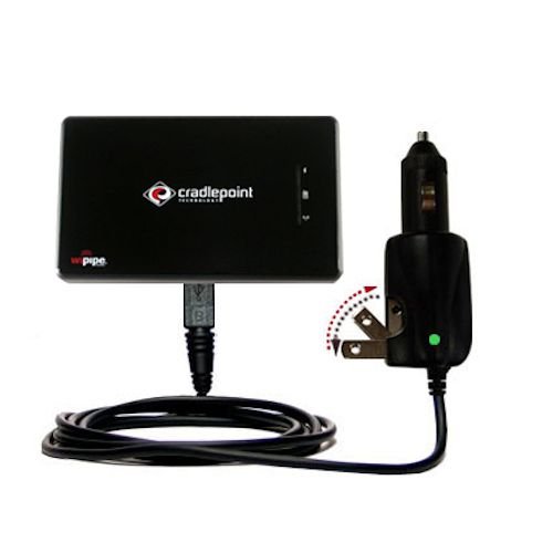 Car and Home 2 in 1 Combo Charger for the Cradlepoint PHS 300 - uses Gomadic TipExchange Technology