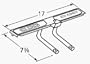 Aluminized Steel Ring Burner with Ignitor for Sunbeam Grills