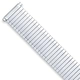 Men's Expansion Stretch Watch Band - Silver (fits 16mm to 20mm)