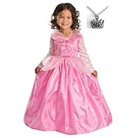 Sleeping Beauty Dress with Wondercharms Necklace - MEDIUM (3-5)