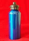 CASA 500ml ALUMINIUM MATALIC BLUE SPORTS BOTTLE