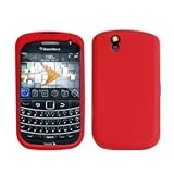 Red Silicone Case / Skin / Cover for RIM BlackBerry Bold 9650 / Tour 9630