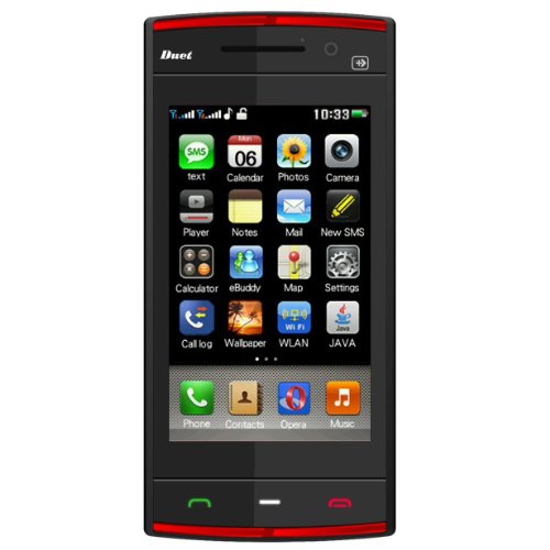 Duet WG6 Unlocked Phone with Dual Camera, Bluetooth and FM Radio