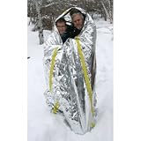 2 Person Reflective Emergency Sleeping Bag, 64 x 84 inches, Emergency Zone, Survival Reflective Blanket