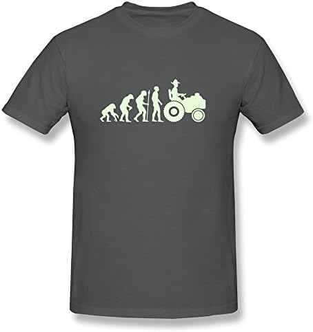 Customize Men Farmer Evolution T-Shirt,Hot Topic Tee Shirt Asphalt M