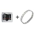 Nba New Jersey Nets Italian Charm Bracelet