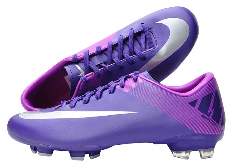 Nike - Chaussures Mercurial Victory II FG-44-Violet 