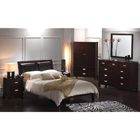 Madison King Size Bed Set With Armoire