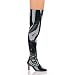 3 Inch Sexy High Heel Black Thigh High Boot Block Heel Size Zip Black Patent