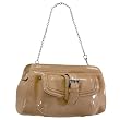 Women's Chino/Beige Leather Clutch by Calvin Klein