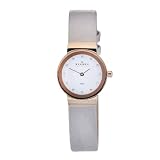 Skagen Women's 358XSRLT Quartz Stainless Steel White Dial Watch