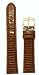 Mens Genuine Lizard Watchband,  Tan, Size 22mm, Watch Band